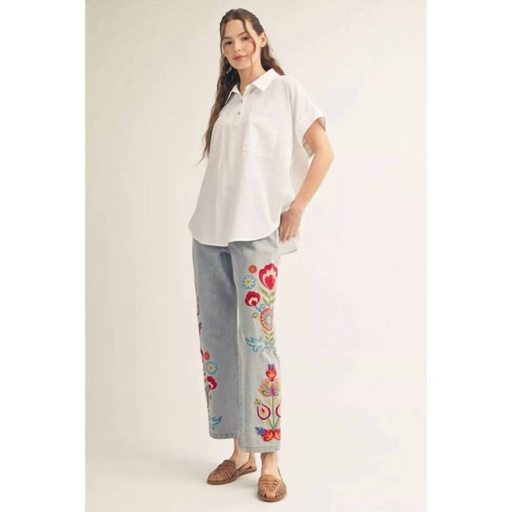 NEW JODIFL bold moves pants in denim